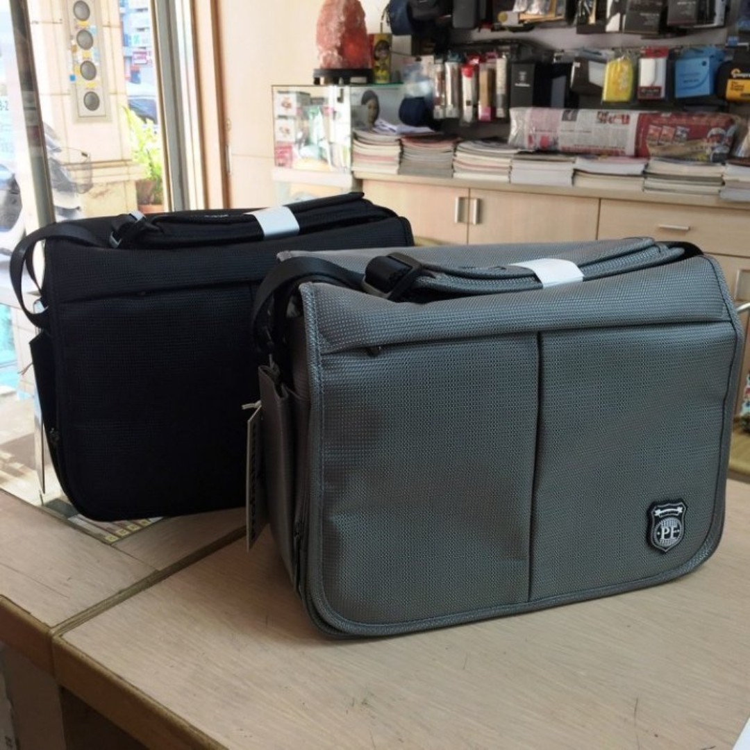 【擱再來】☆全新 Profashion 普羅菲斯相機包 DS-1300 側背包 一機二鏡 可放小平板 黑、灰色, 相機攝影, 攝影配件, 防潮 ...