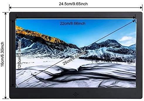 A66 Discoball 10 Inch Digital Photo Frame Hd 720p Led Display