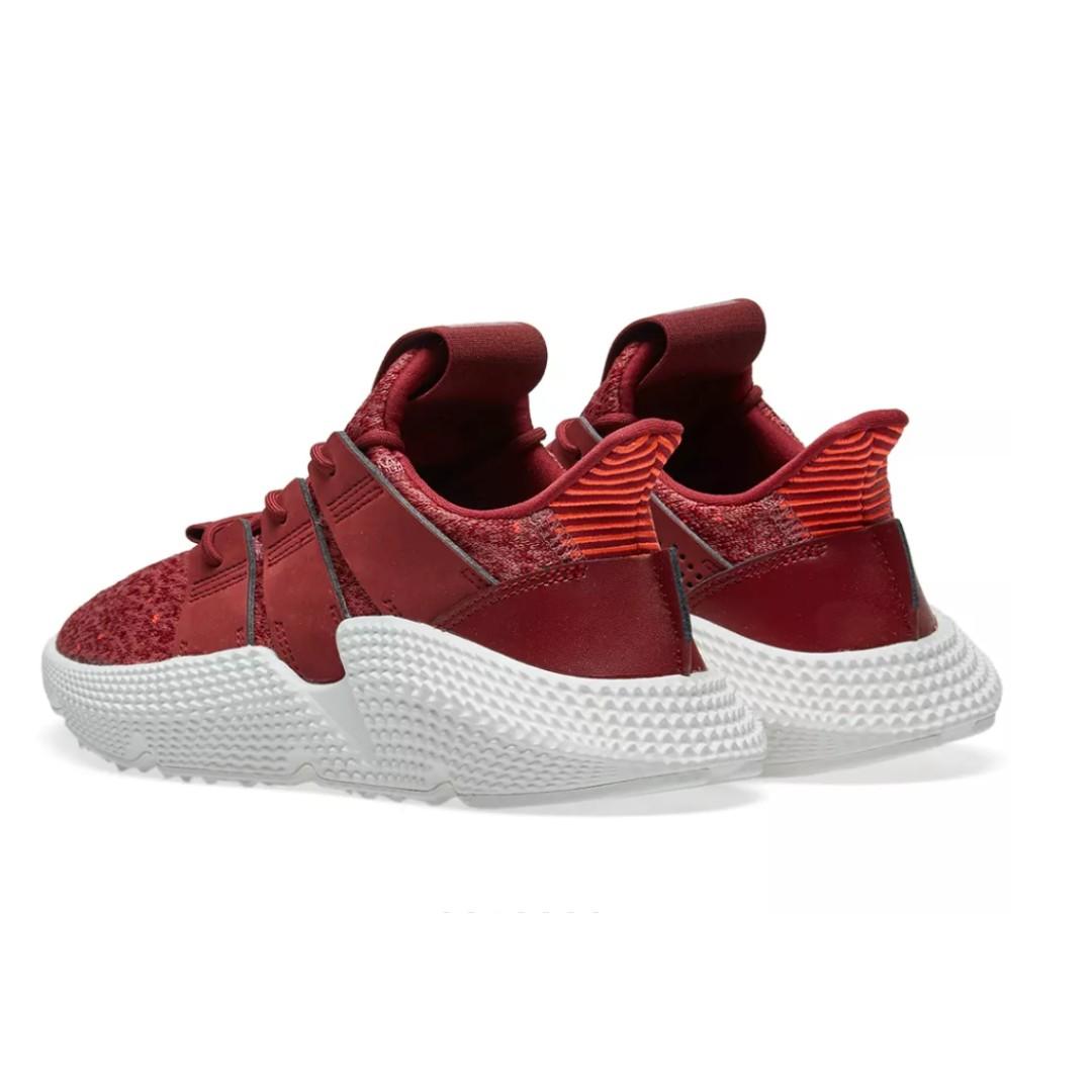 Adidas prophere white maroon sales