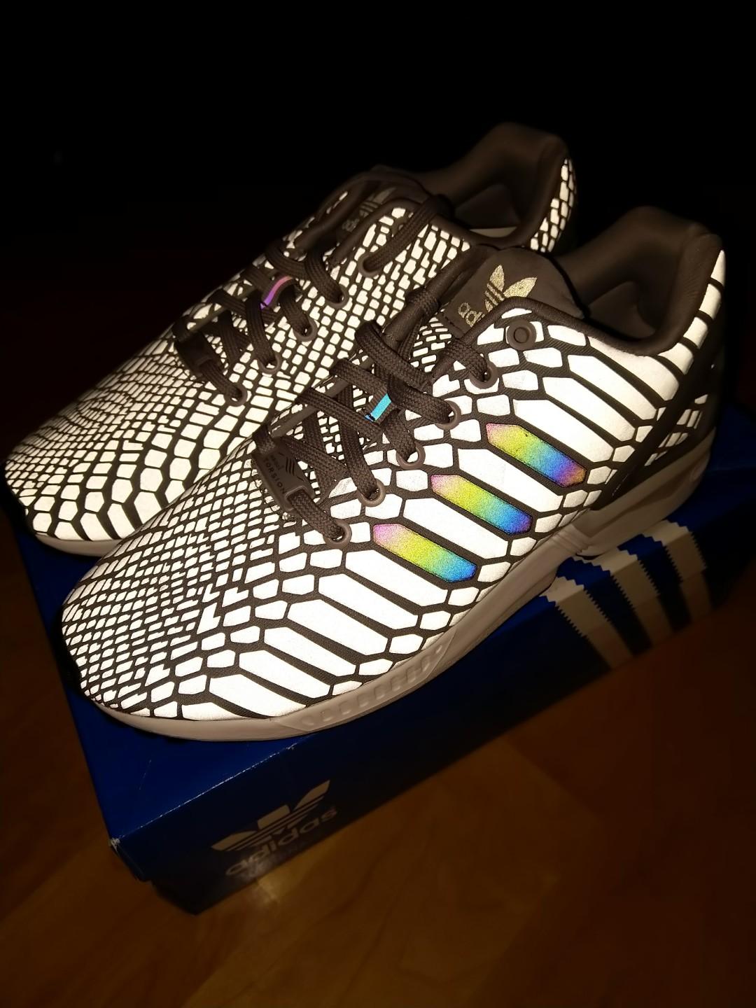 adidas zx flux silver