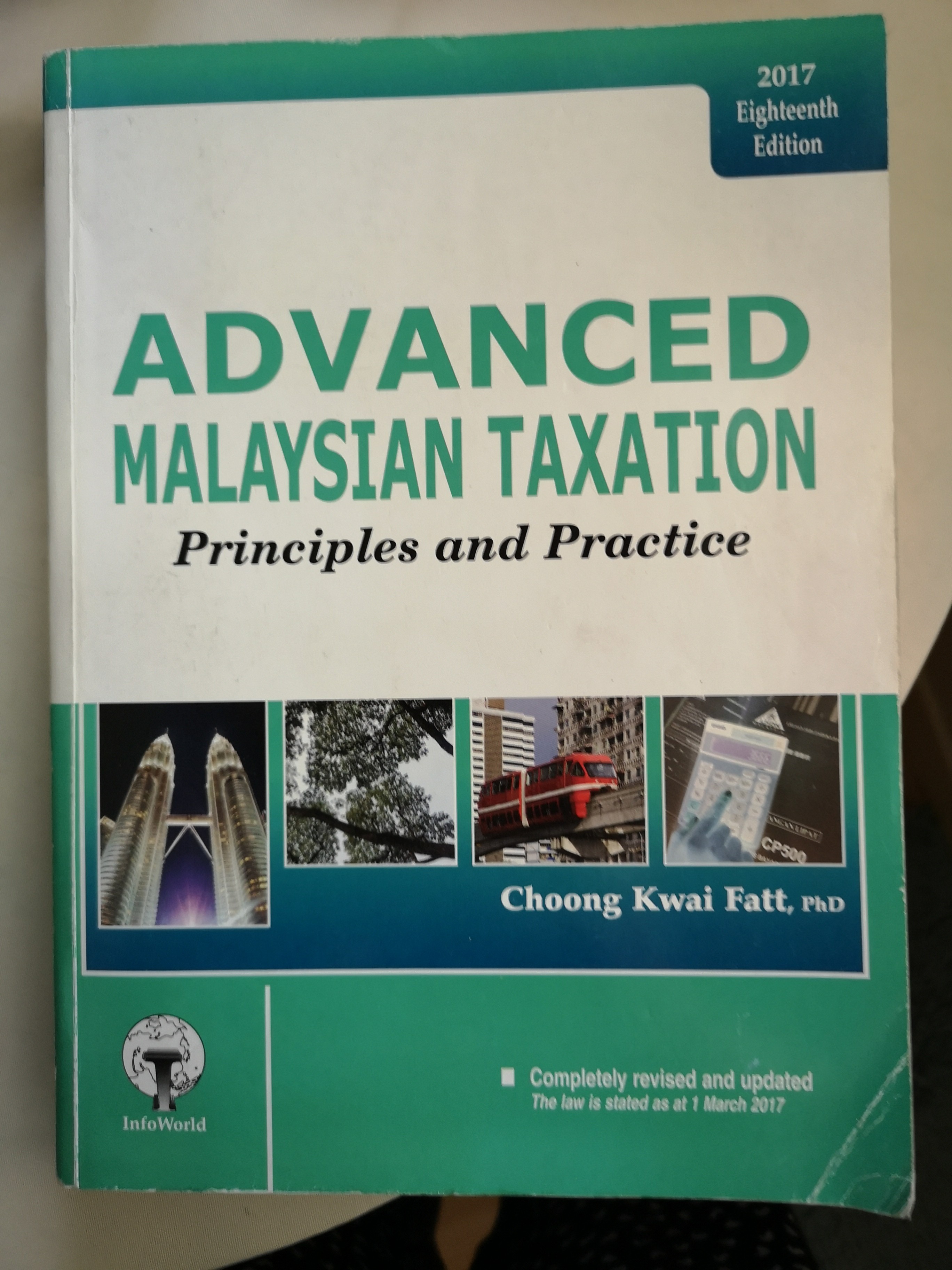 Advanced Malaysian Taxation Chong Kwai Fatt P6 Acca Textbooks On Carousell
