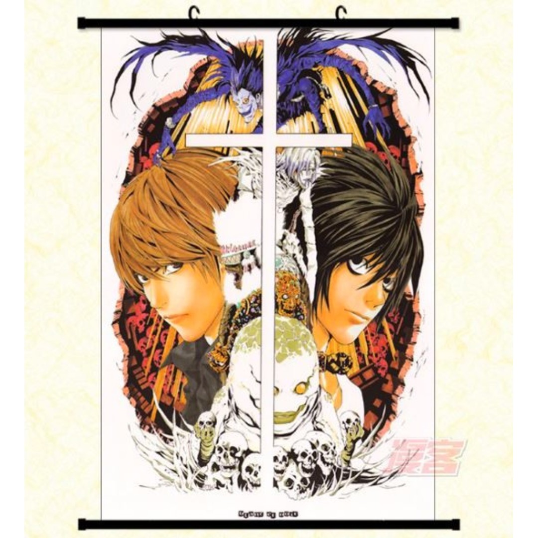 Anime Death Note Large Poster Wallscroll Decor 60x90CM, Furniture ...