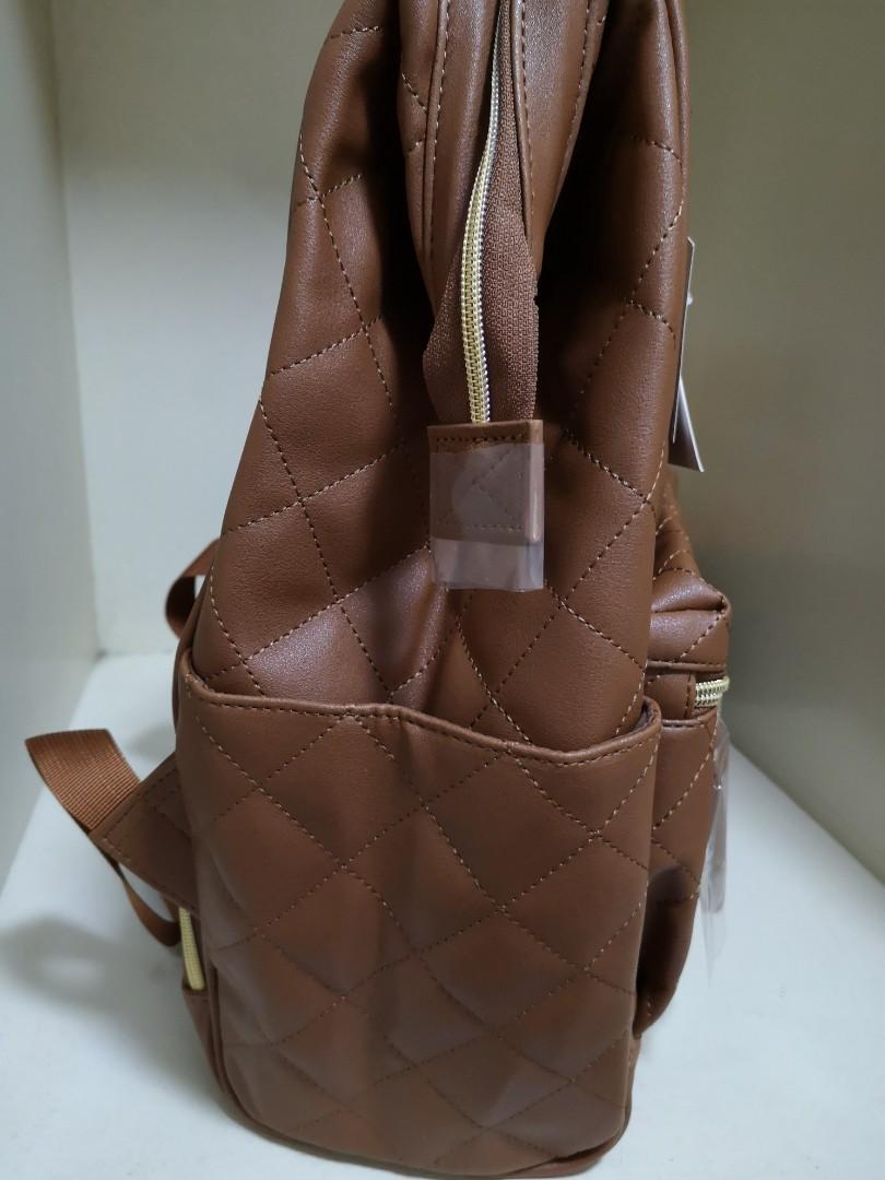 Authentic Anello Quilted Backpack, Women's Fashion, Bags & Wallets