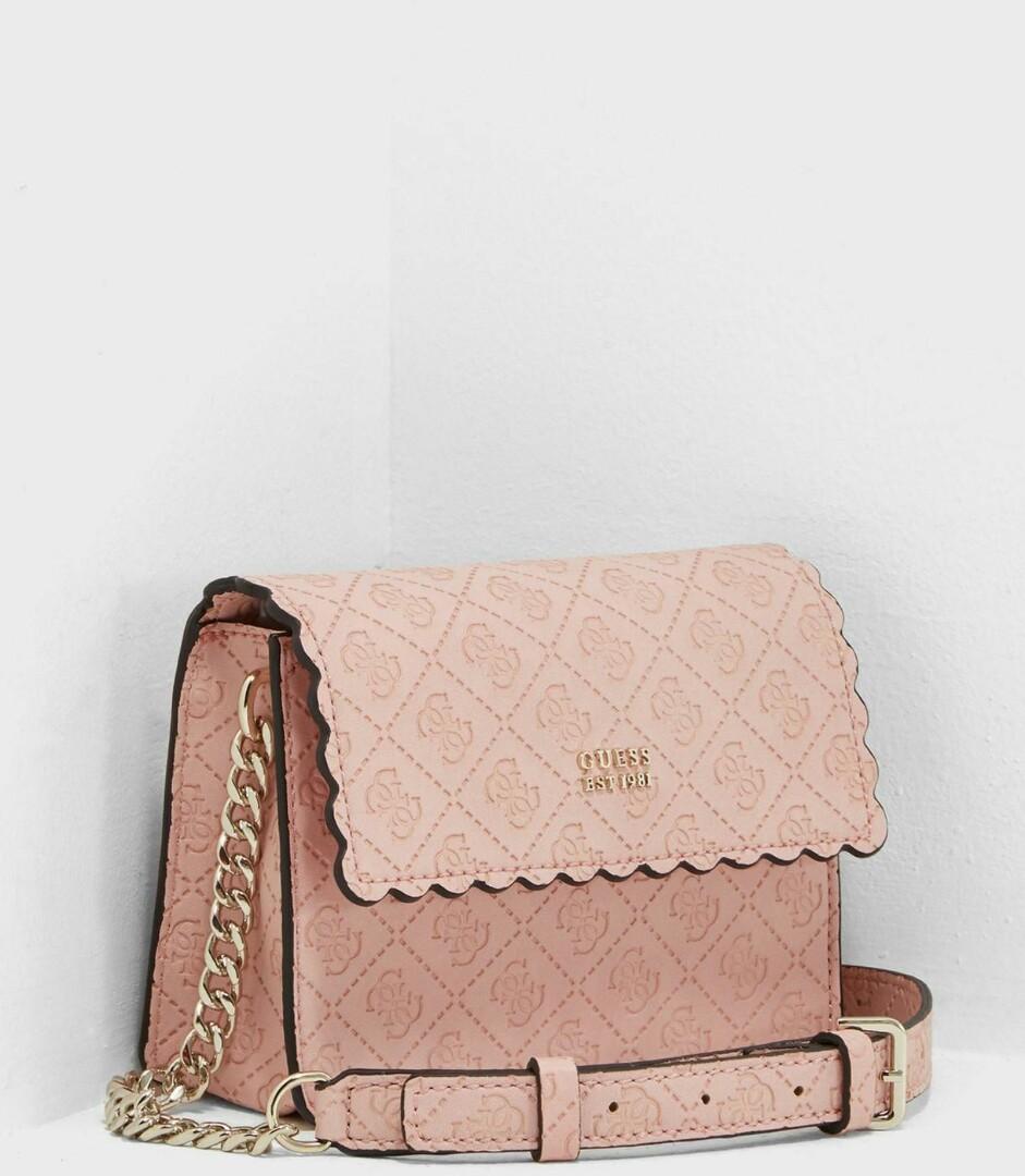 Authentic Guess Rayna Pink Crossbody Bag
