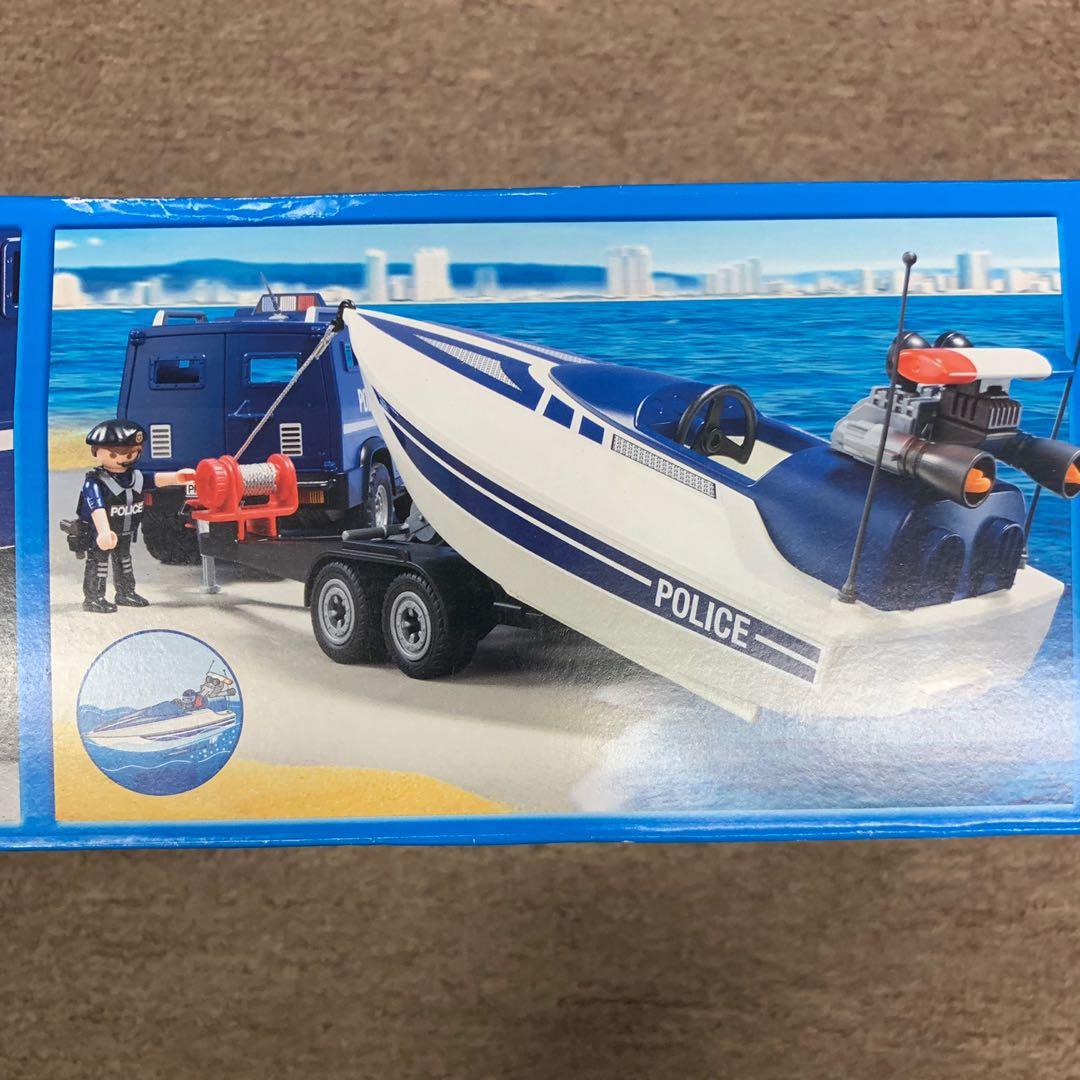 bateau police playmobil 5187