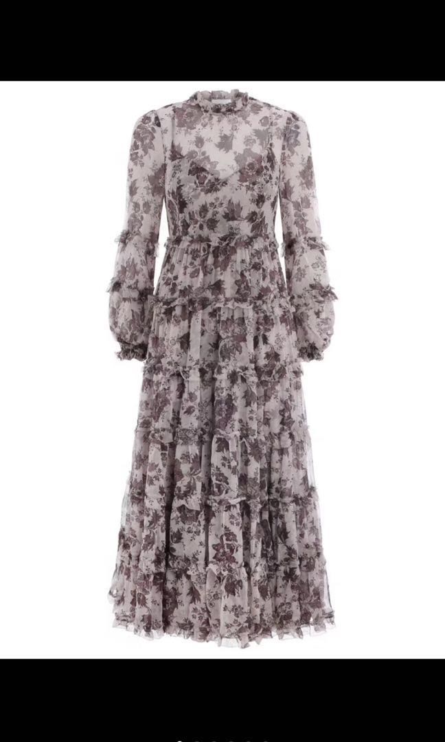 Zimmermann juno on sale split long dress