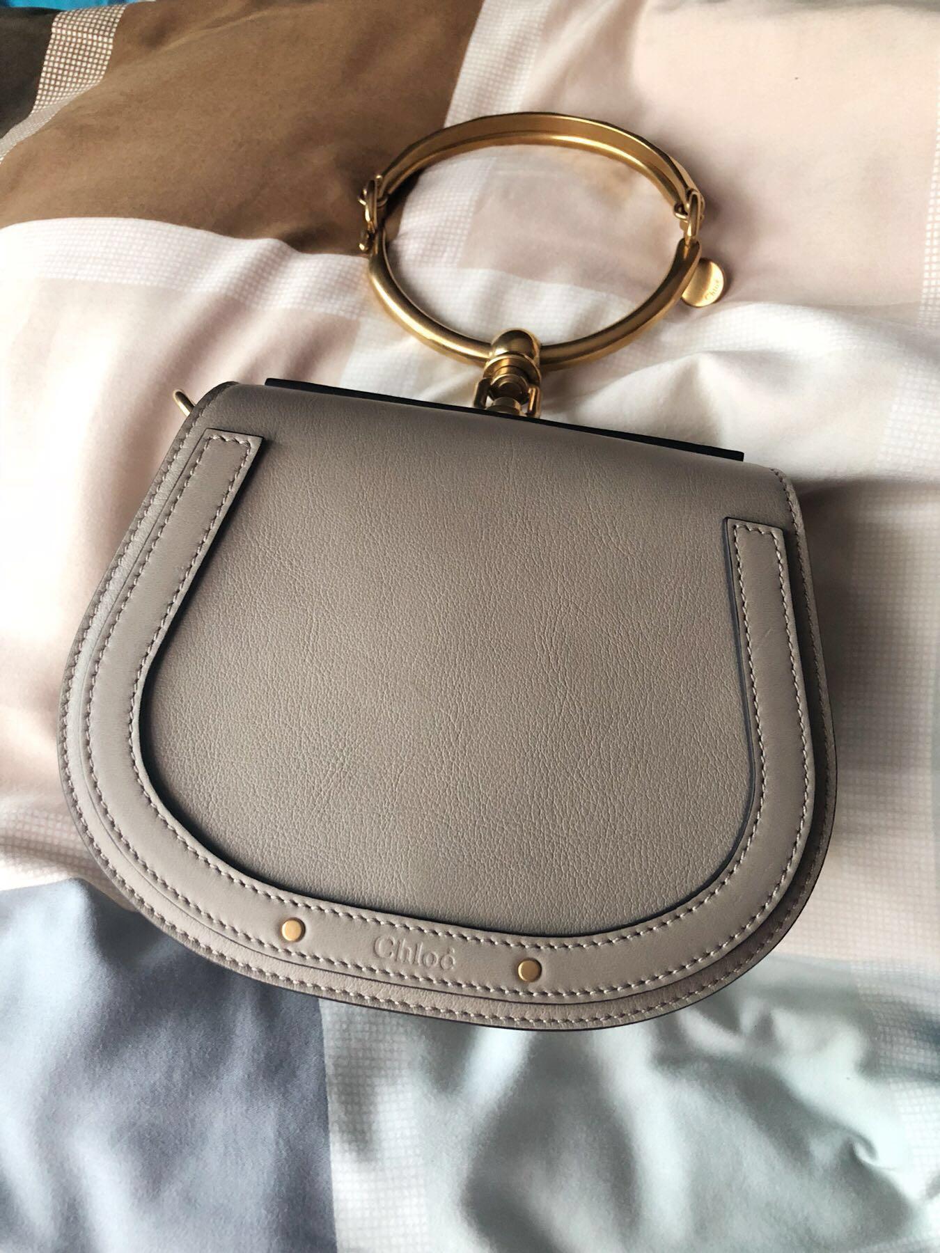 BNWT Chlo Nile Small Bag in Motte Grey