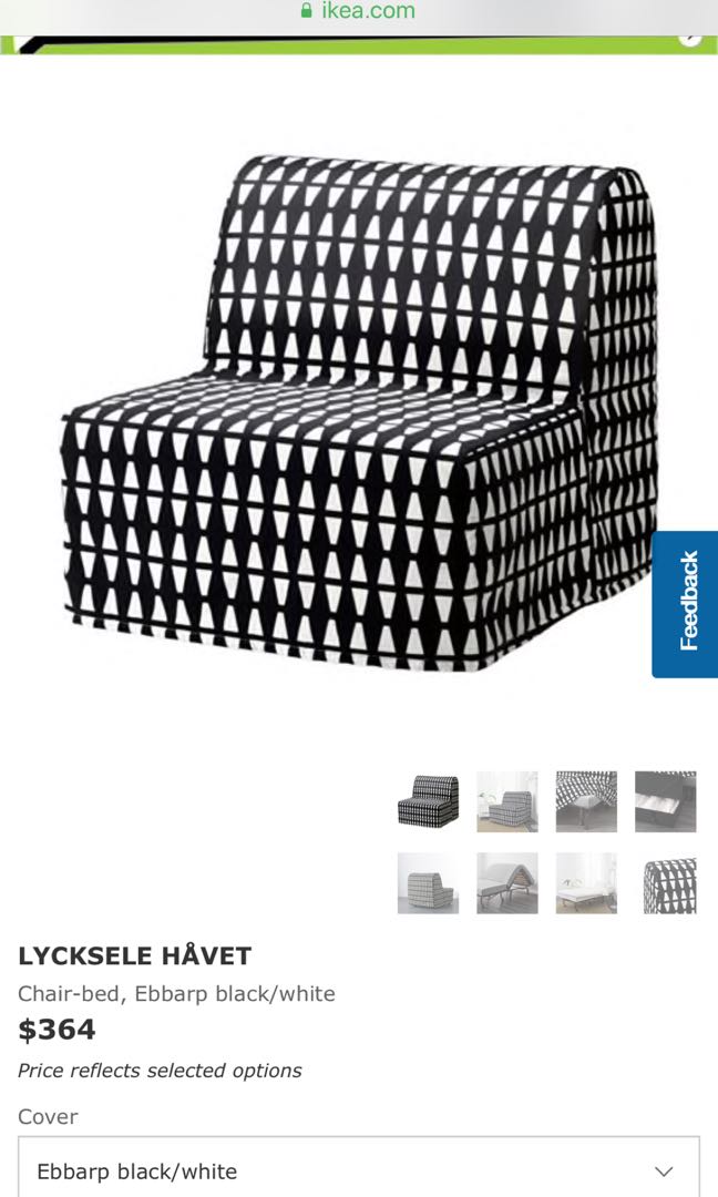 Brand new ikea sofa bed, Furniture & Home Living, Furniture, Bed Frames