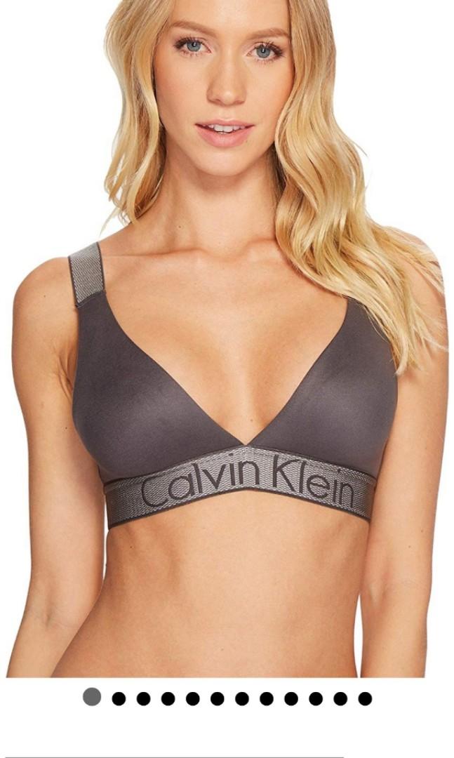 black bralette calvin klein