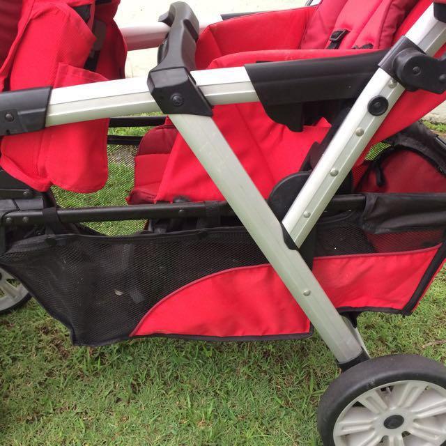 Poussette double chicco cortina on sale