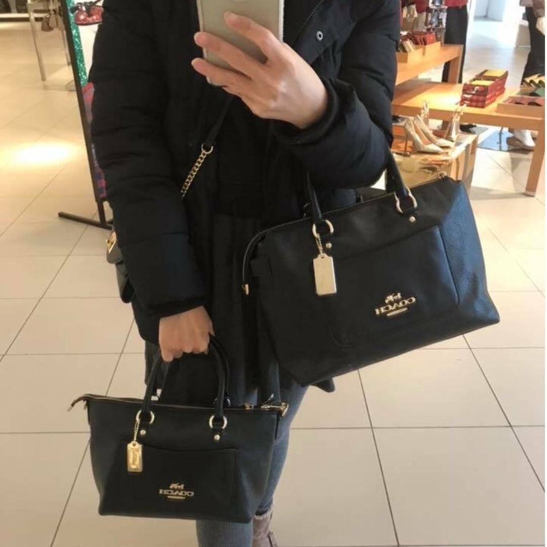 coach emma satchel large