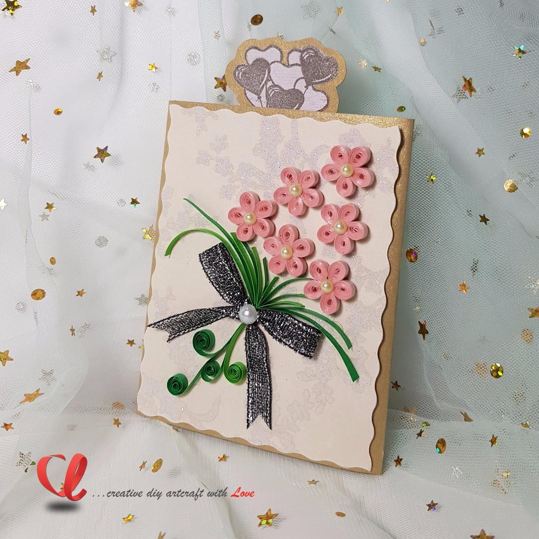 handmade quilling greetings personalized cards