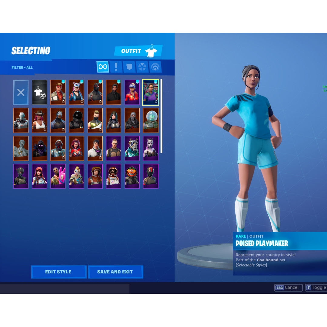 Fa Poised Playmaker Sweaty Fortnite Account Toys Games Video - share this listing