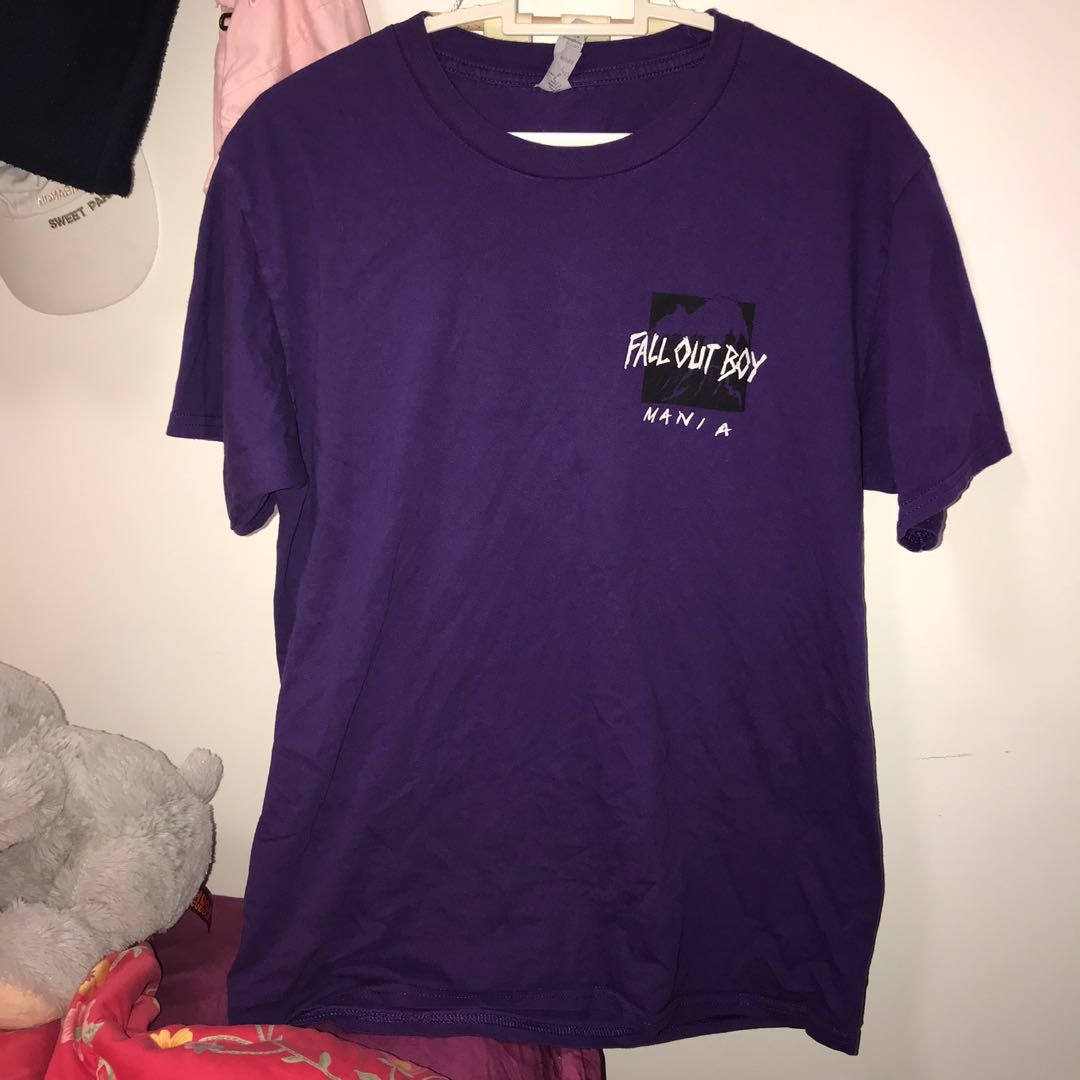 Fall Out Boy Mania Official Tour Merch Shirt Men S Fashion Clothes Tops On Carousell