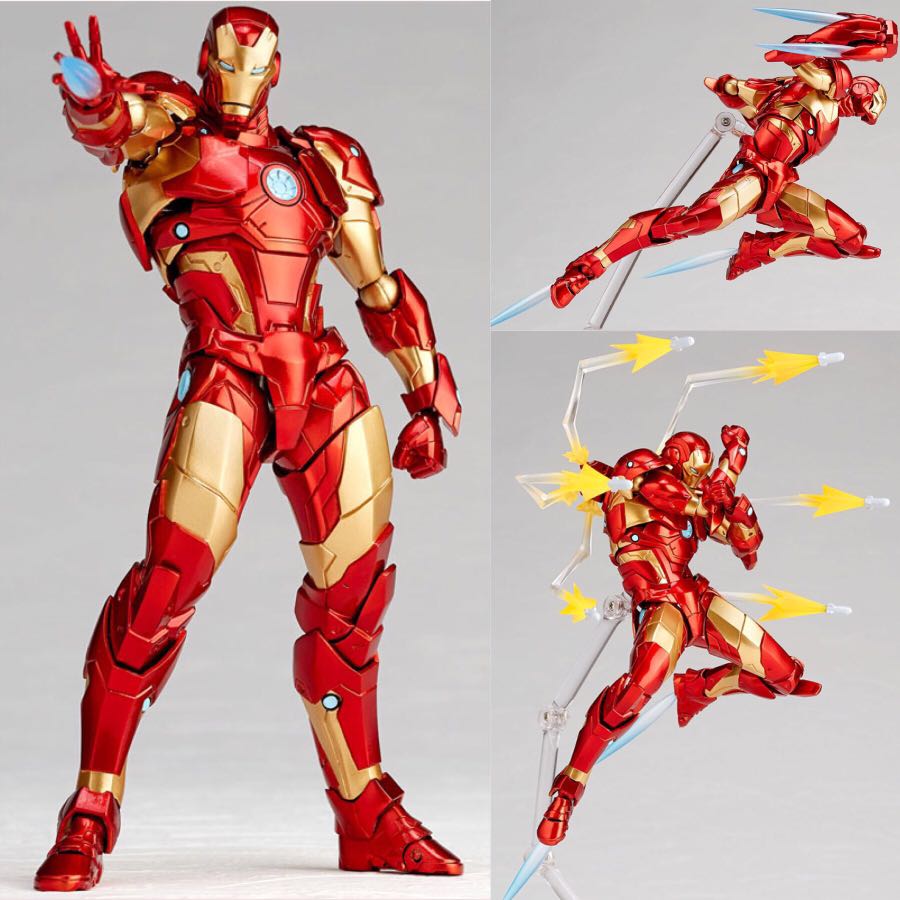 Kaiyodo figurecomplex AMAZING YAMAGUCHI Iron Man Bleeding edge Armor Figure 