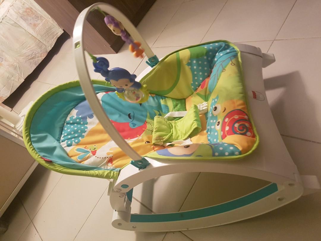fisher price baby bed rocker