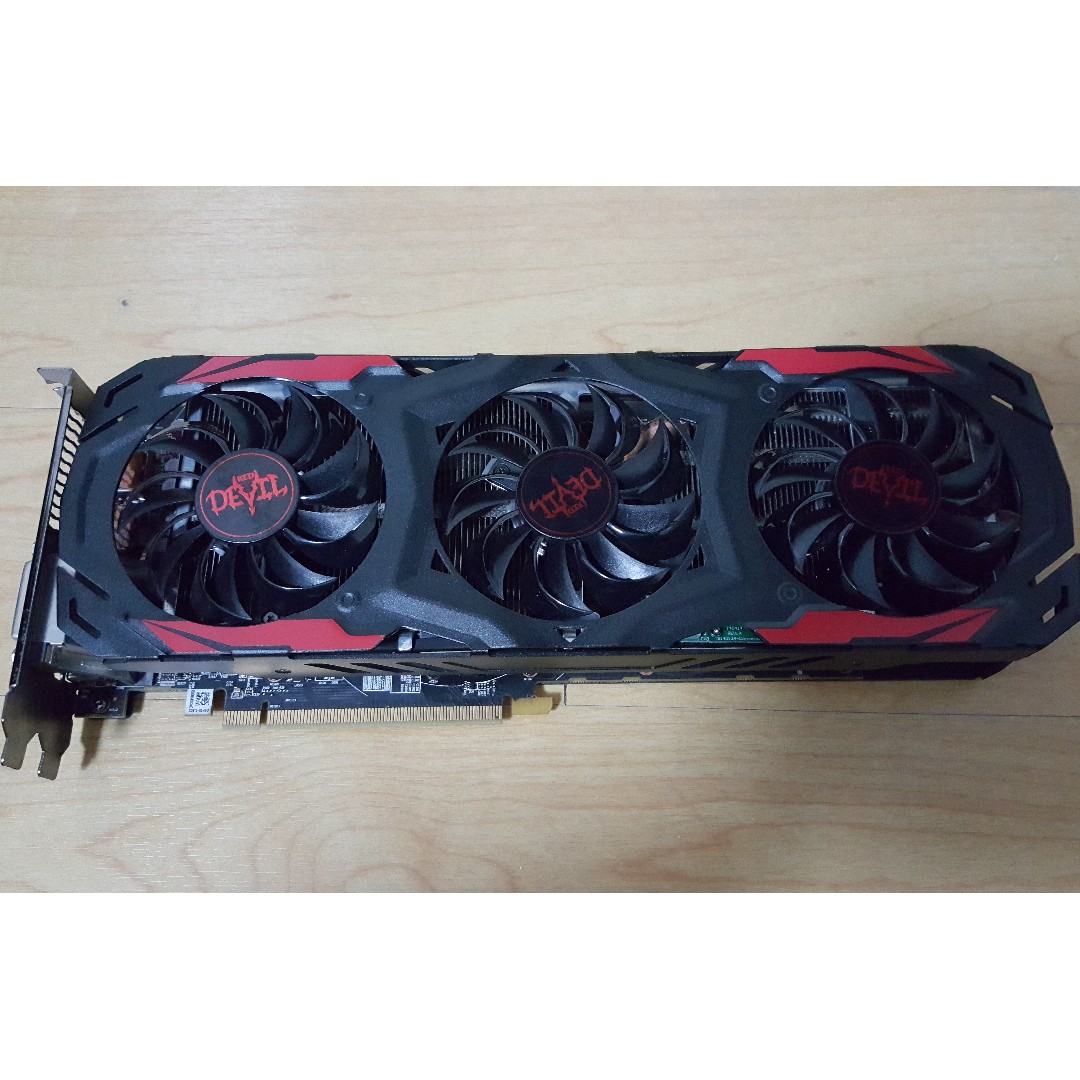 RUSH GPU RX 570 4GB Radeon Powercolor Red Devil