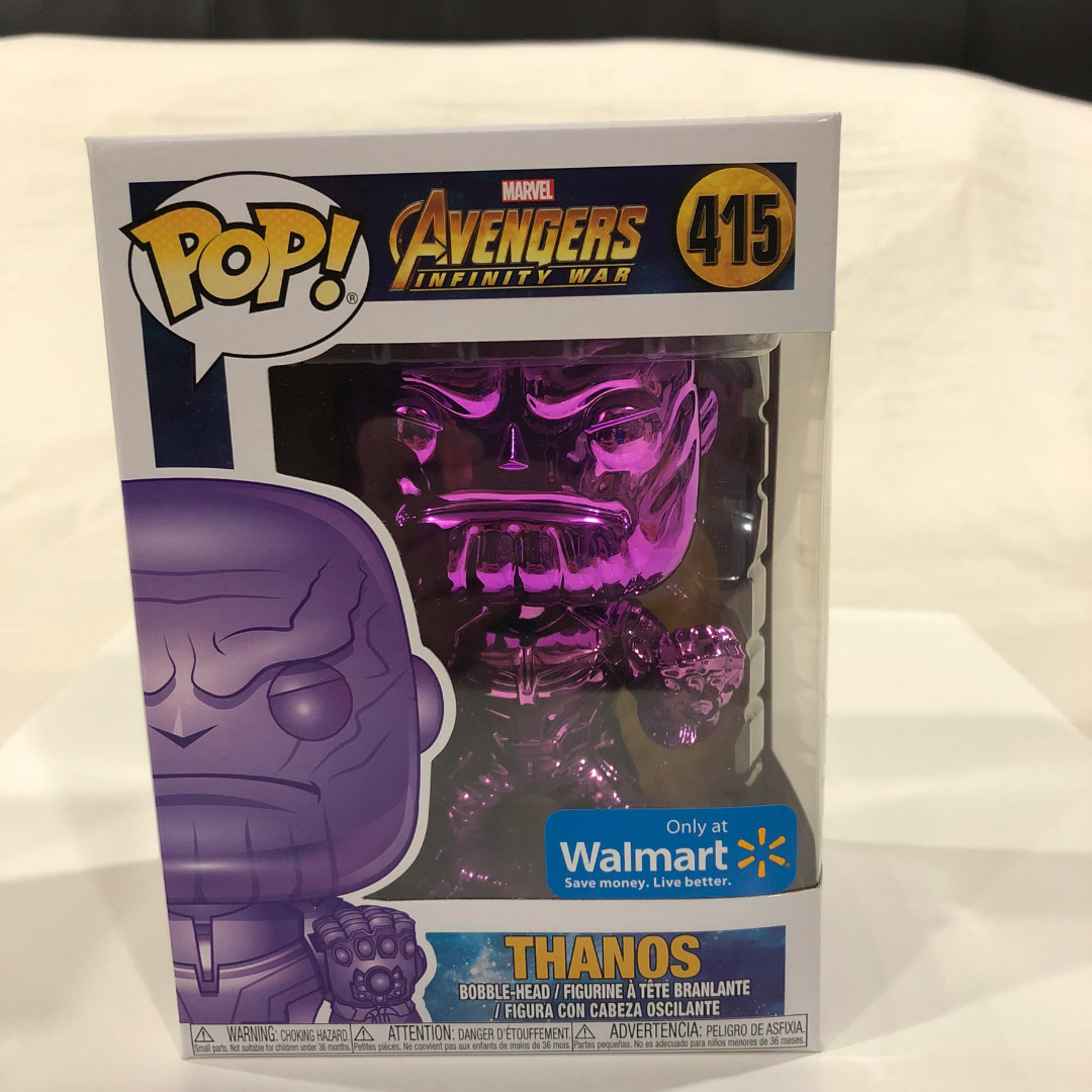 walmart chrome thanos funko pop