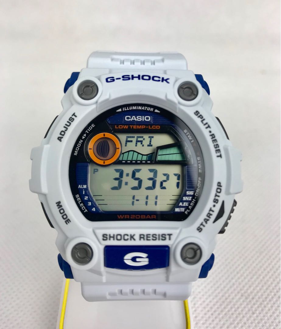 G shock mat moto putih hot sale