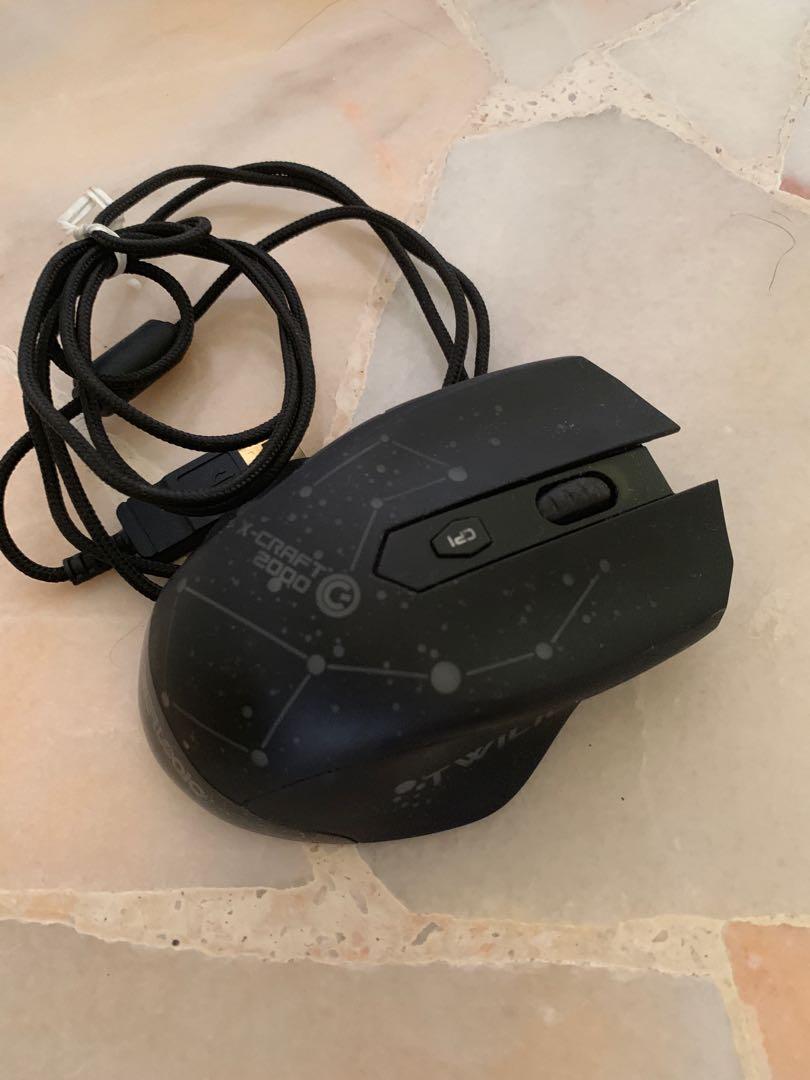 Gaming mouse Power logic twilight x craft 2000, Computers & Tech