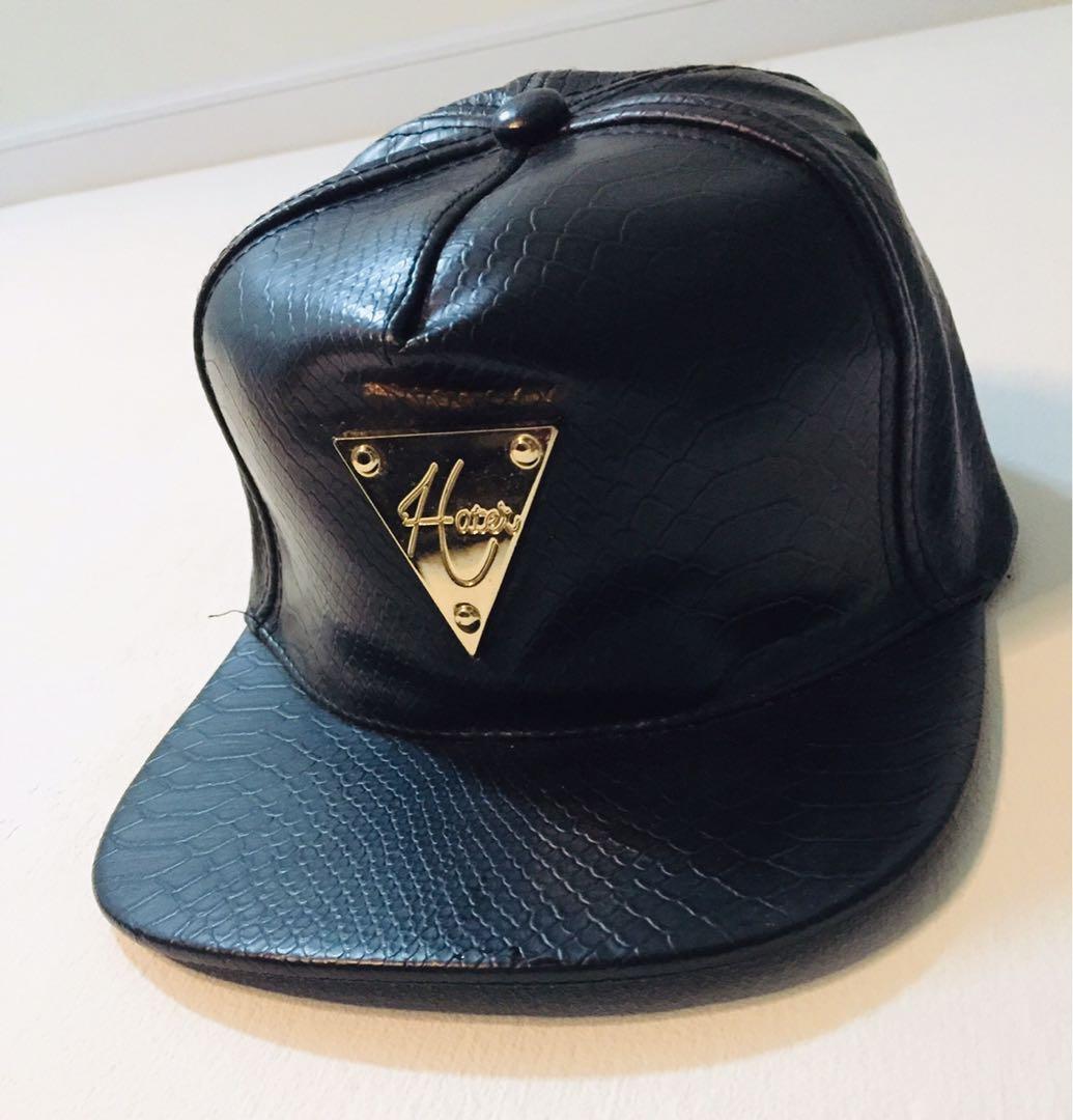 hater snapback snakeskin