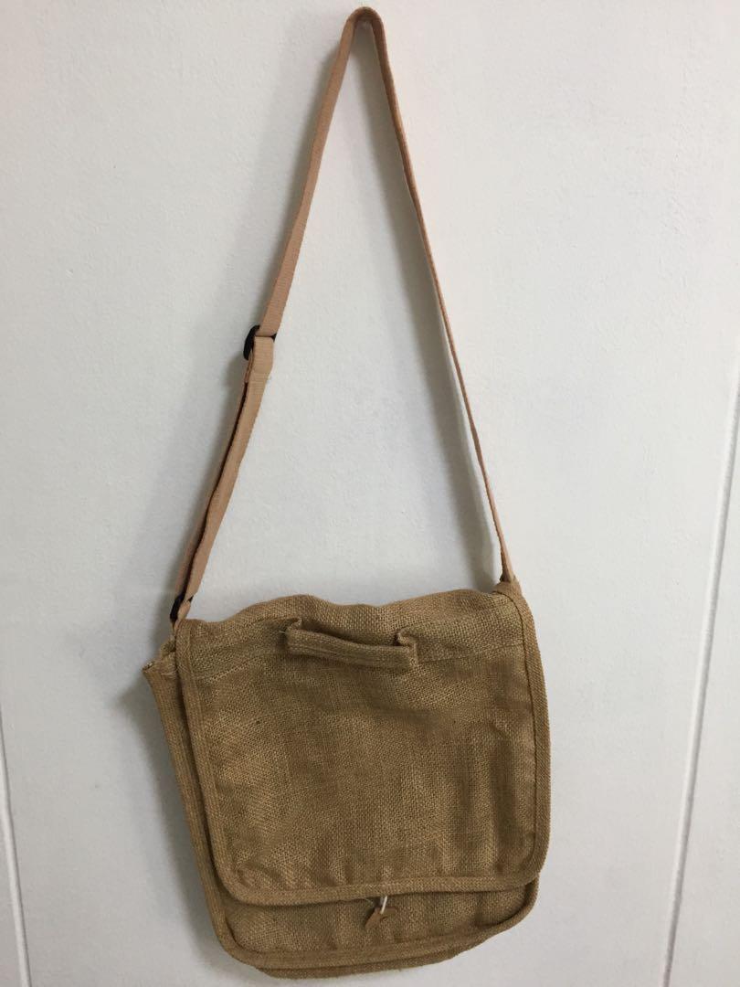 hemp sling bags