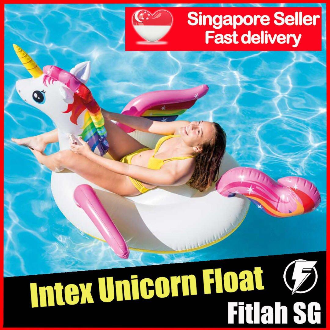 Intex Unicorn Inflatable Pool Floats Flamingo Swan Lobster Whale