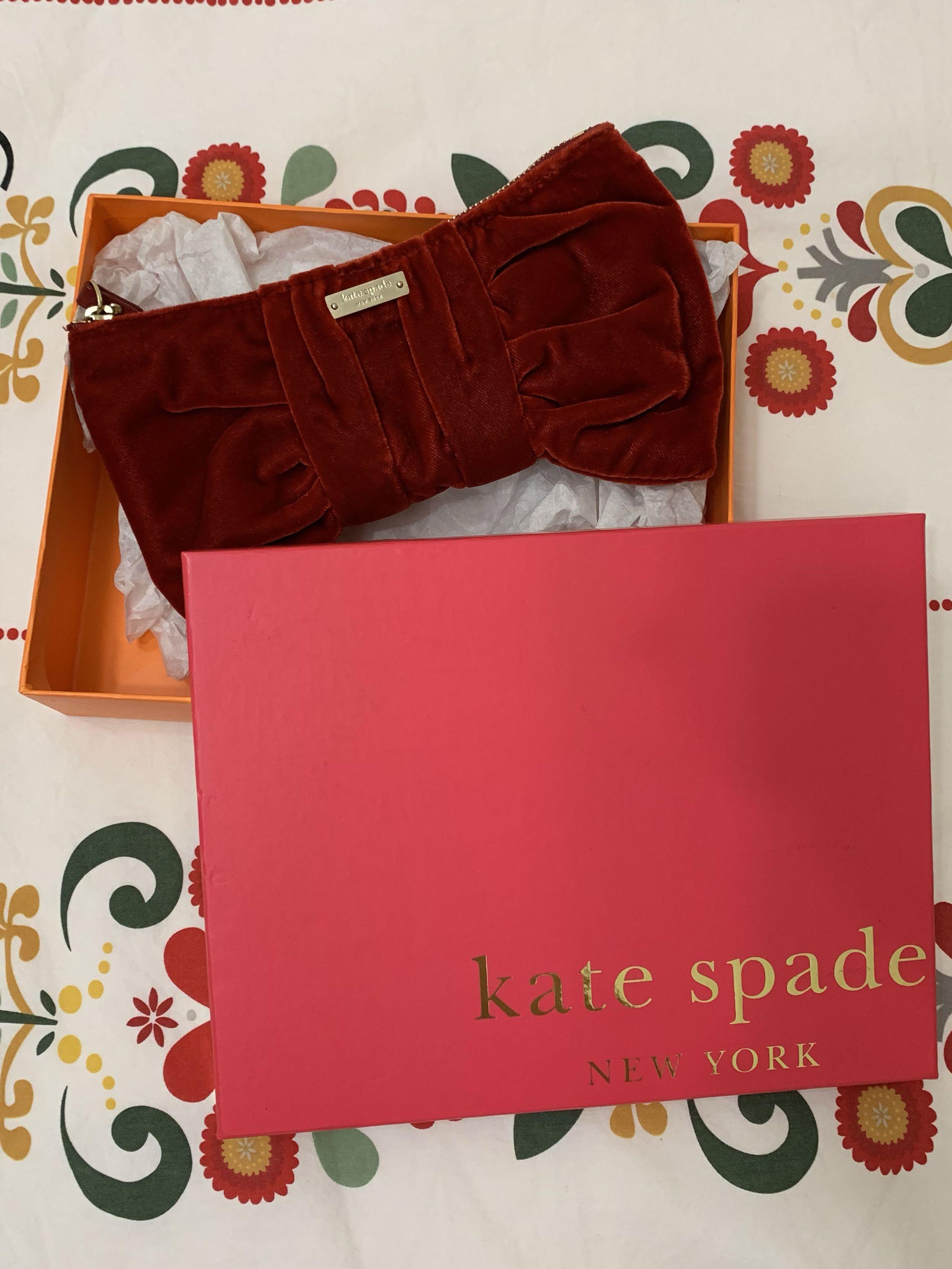 kate spade bow clutch