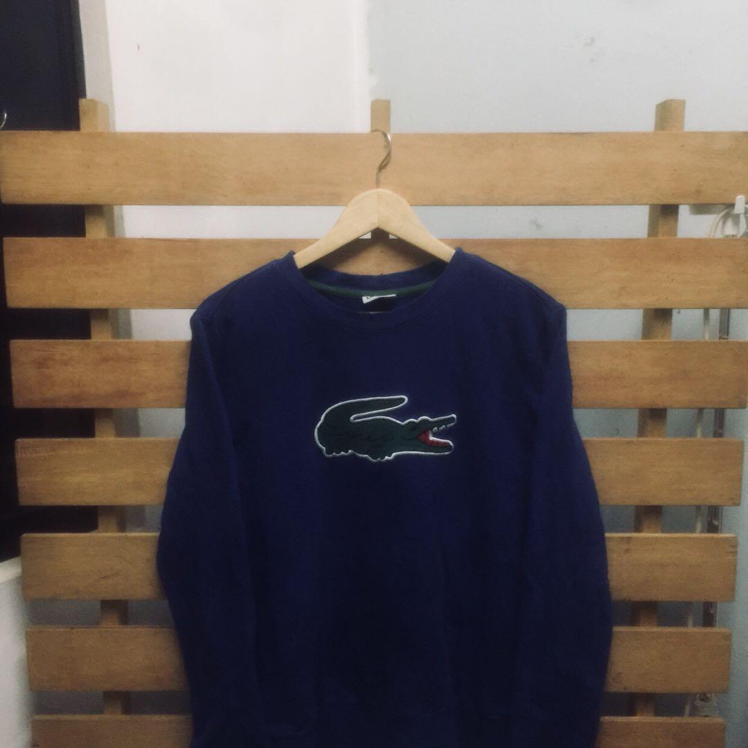 Lacoste sweater big logo store