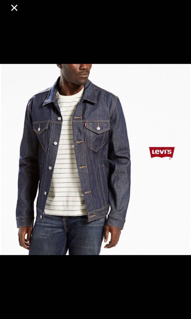 Levi's Trucker Jacket Rigid two, 男裝, 外套及戶外衣服- Carousell