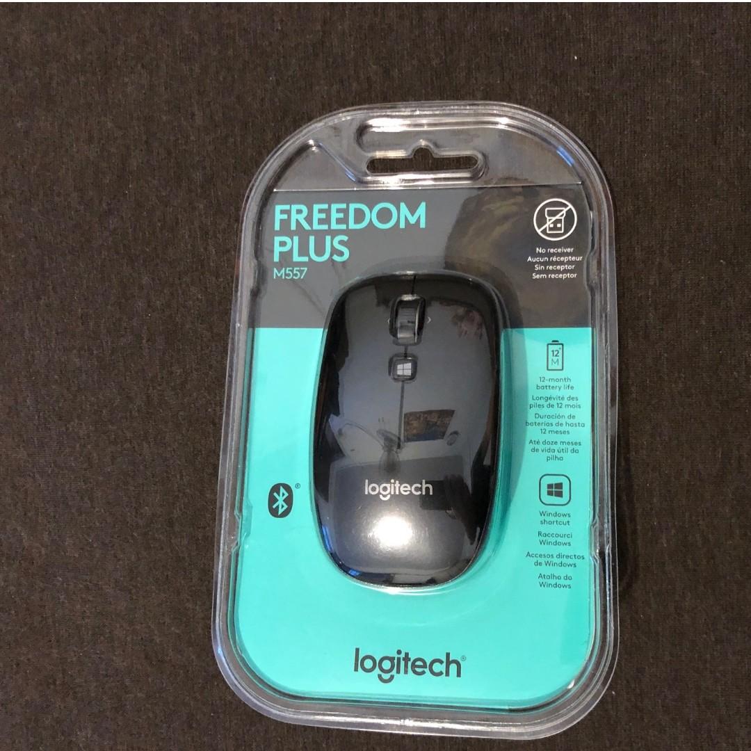 tidligste det kan skylle Logitech M557 (Bluetooth Mouse), Computers & Tech, Parts & Accessories,  Mouse & Mousepads on Carousell