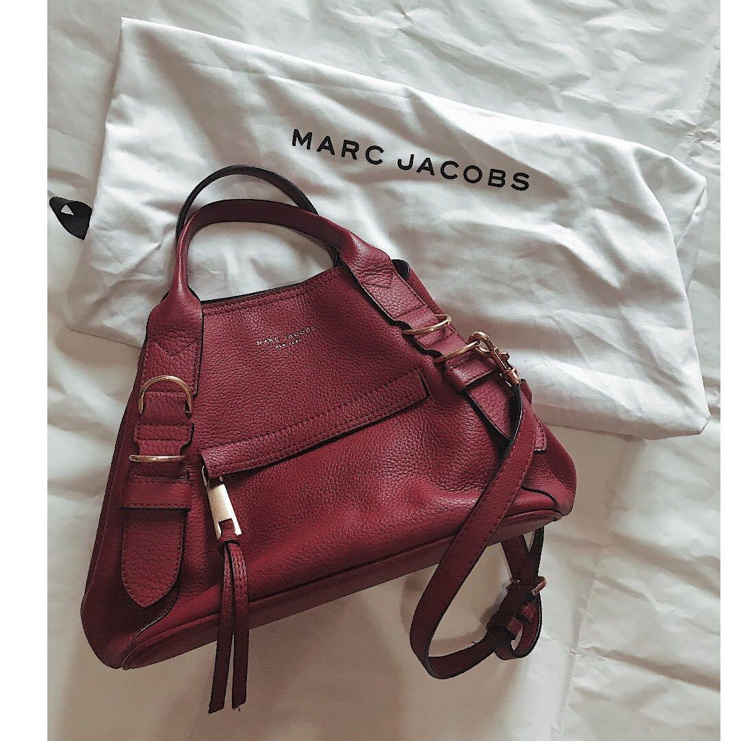 Marc Jacobs Anchor Tote Bag Original in Maroon