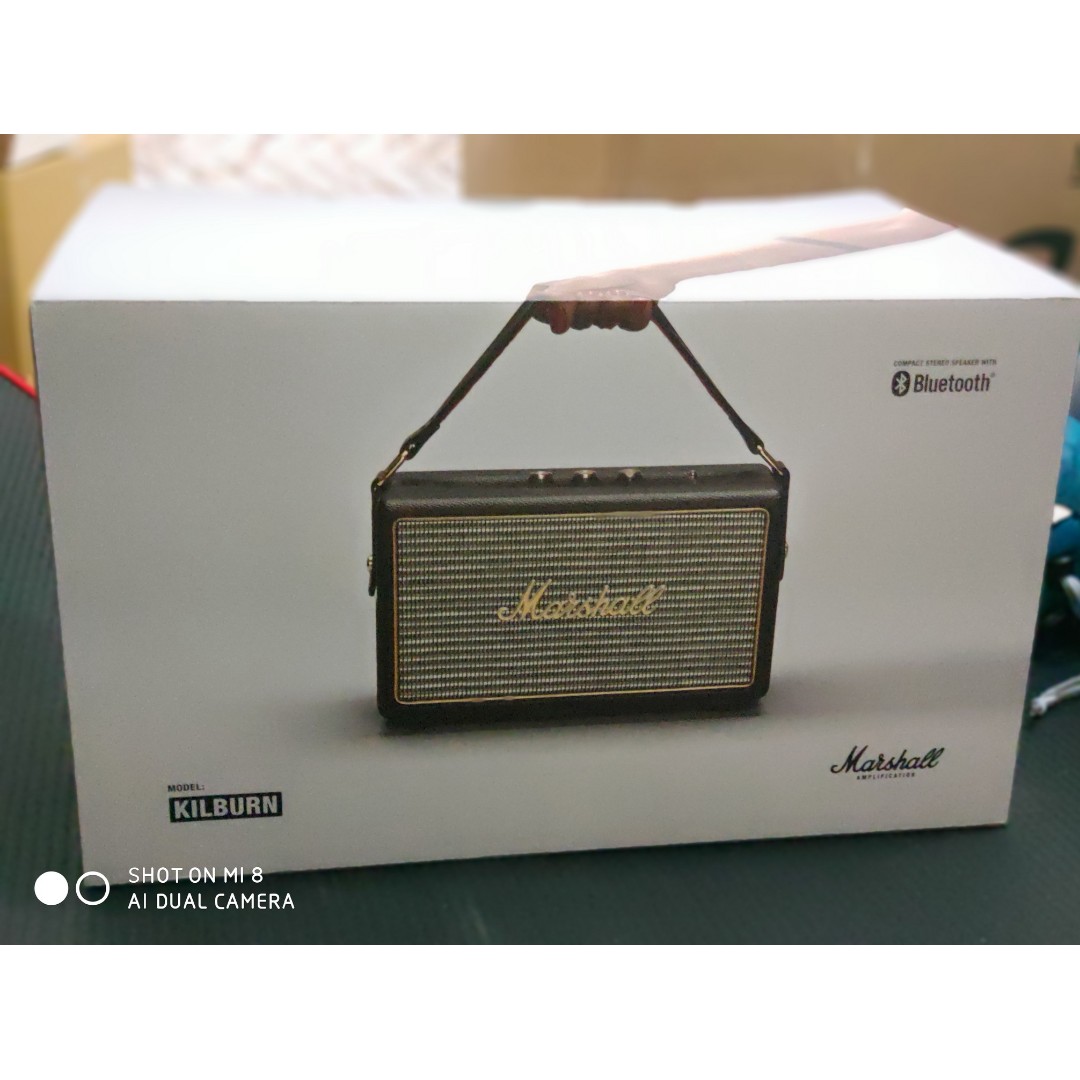 marshall kilburn portable bluetooth speaker