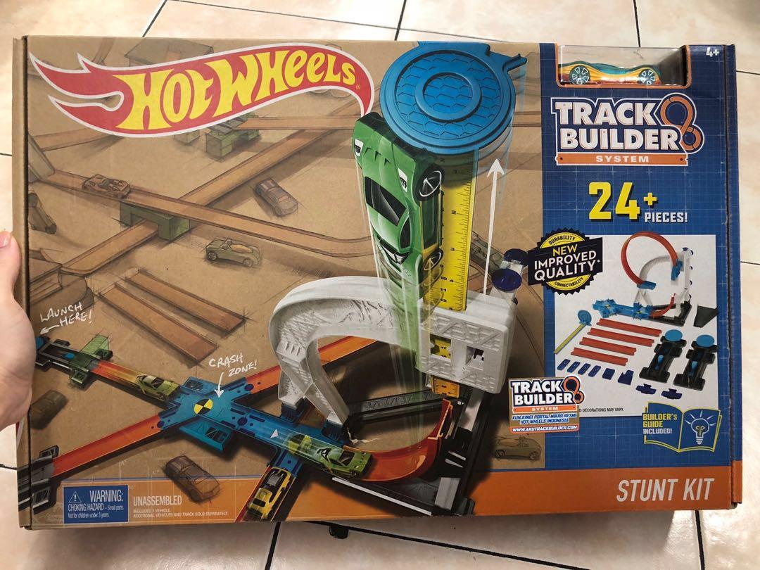Hot wheels track builder system stunt kit playset store