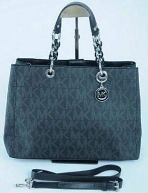 michael kors silver chain bag
