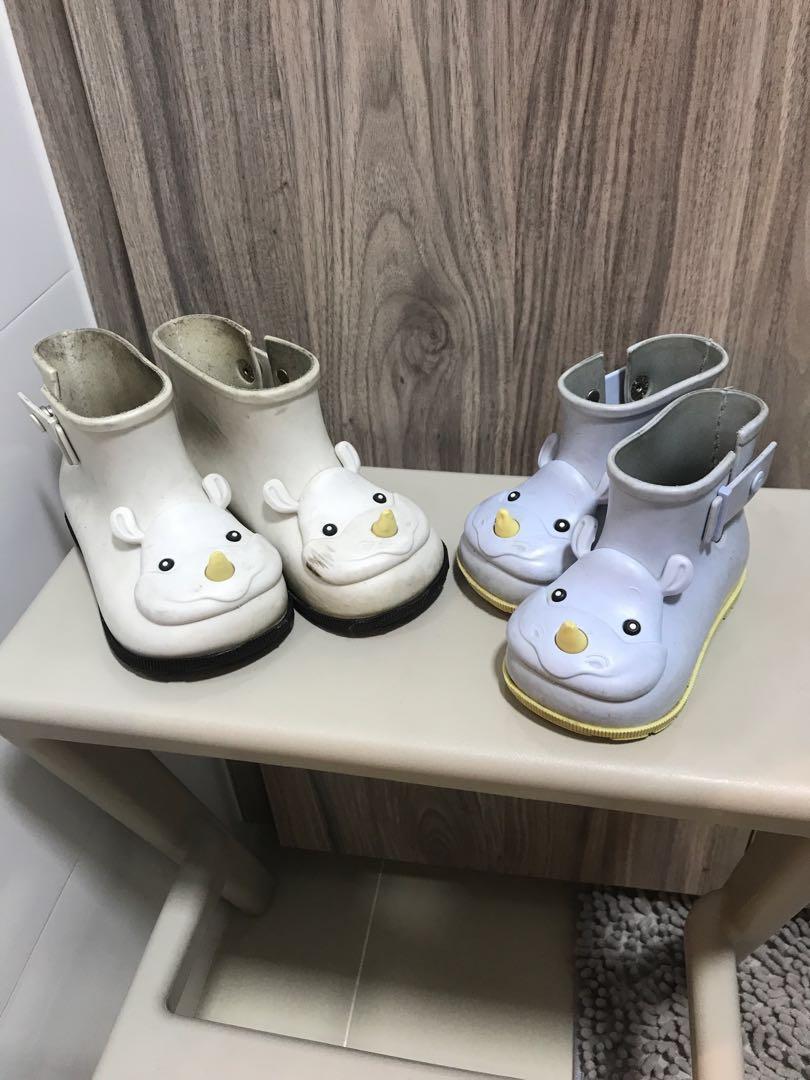 mini melissa rhino rain boots