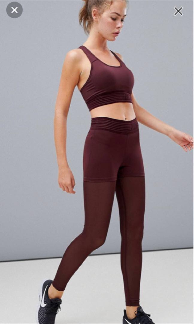 Nike pro training deluxe mesh tights clearance