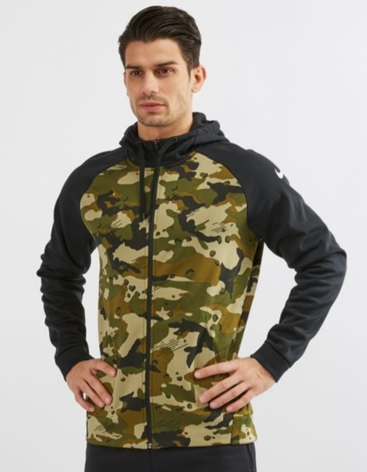 nike therma camo hoodie