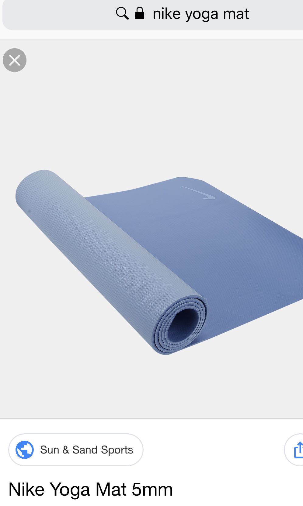 nike yoga mat singapore