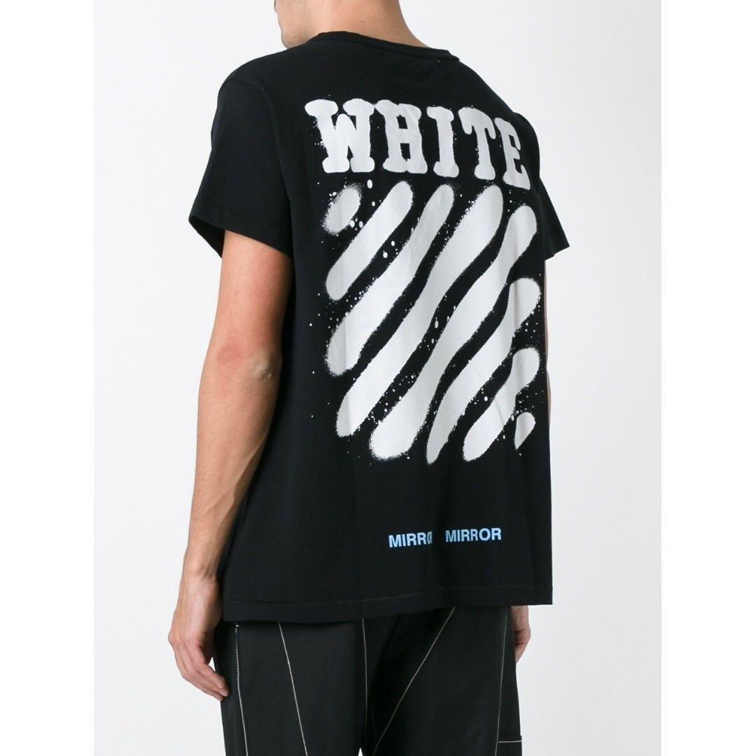 Off White Diag Spray Tee Cheap