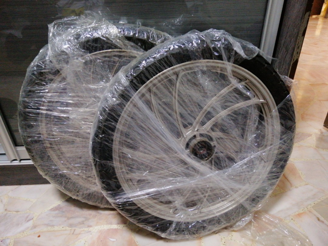 Sport Rim Rxz Ori Rxz sport rim front and back, Motorcycles, Motorcycle Accessories ...