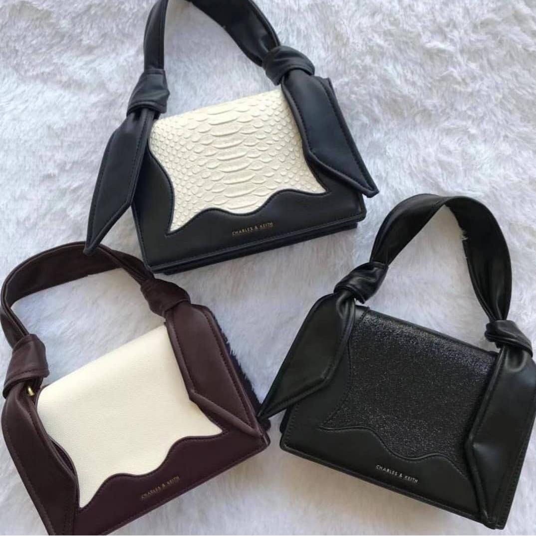 Charles & keith knot detail handle bag new arrivals