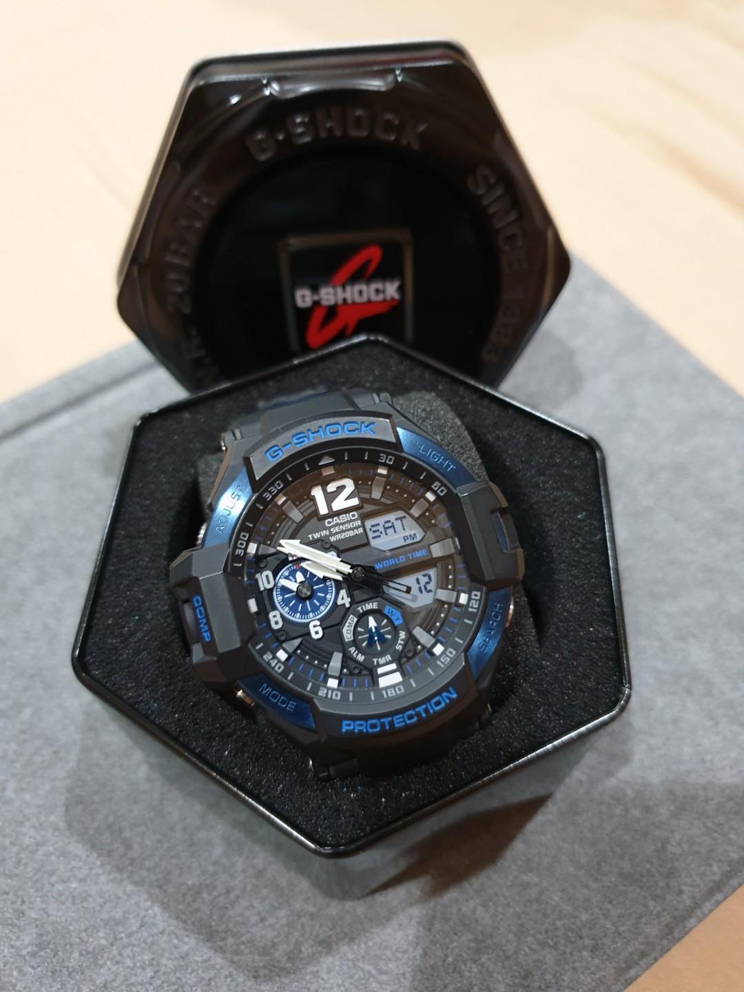 ORIGINAL G Shock GravityMaster GA 1100 2B Men s Fashion Watches Accessories Watches on Carousell
