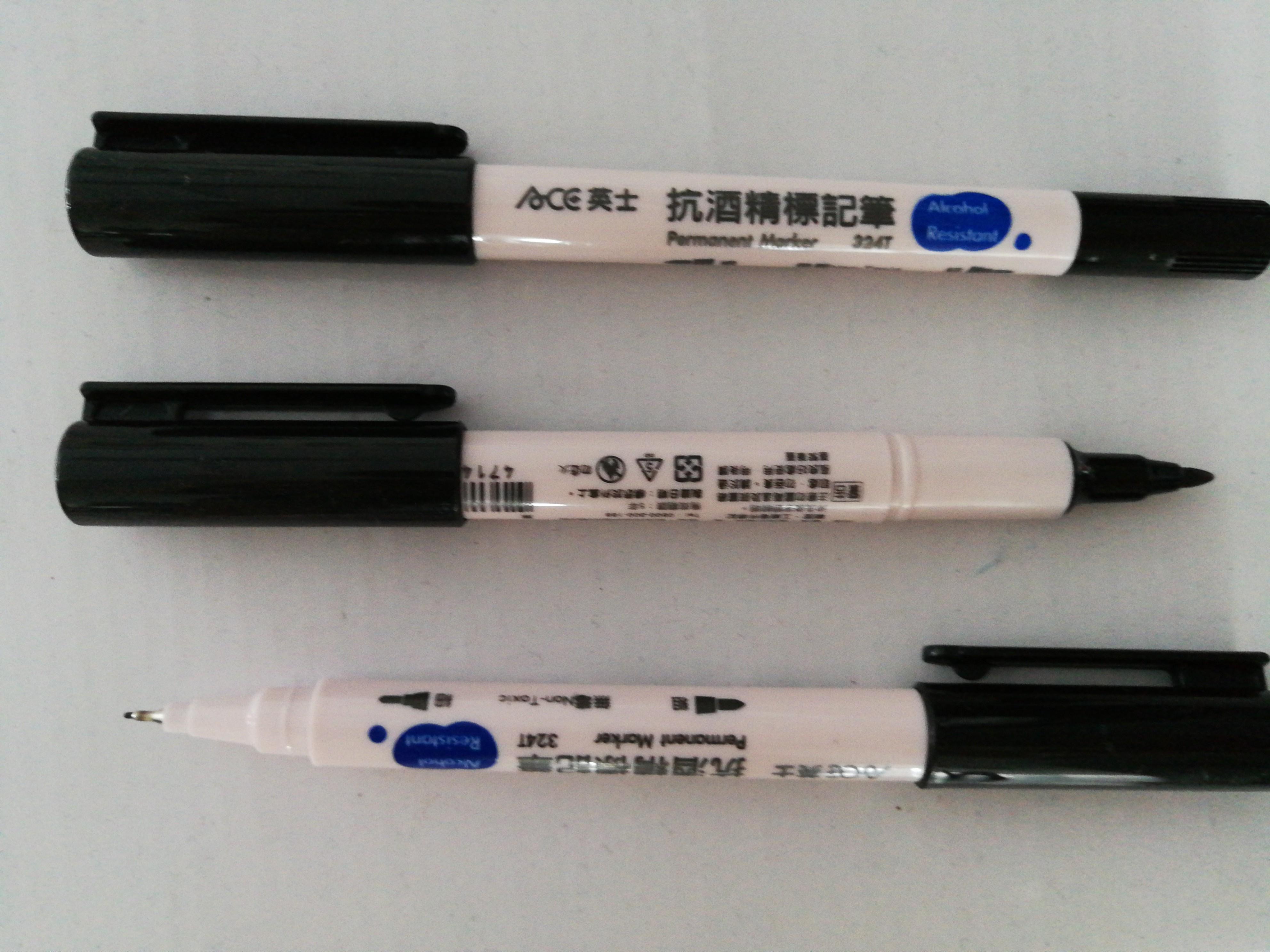 Permanent Marker Pen With 75 Below Alcohol Hobbies Toys Stationery Craft Other Stationery Craft On Carousell