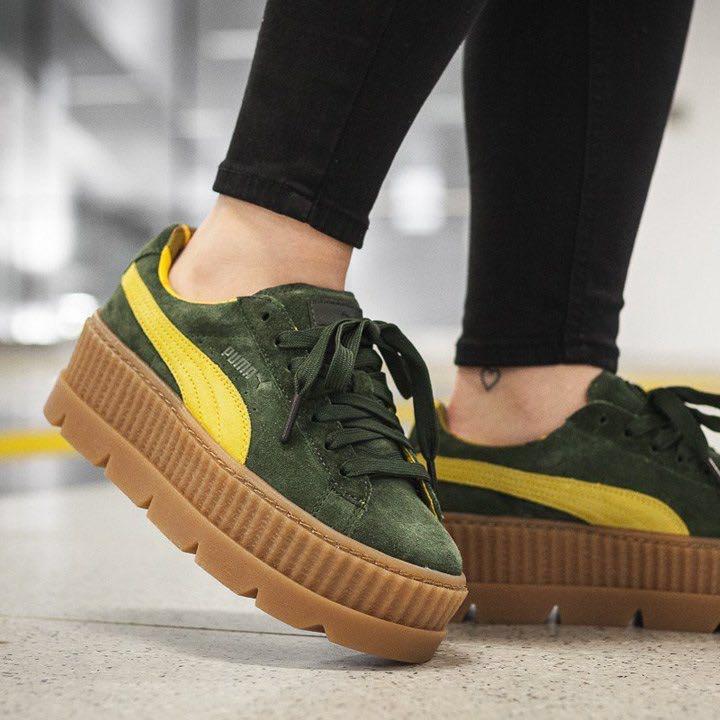 fenty cleated creeper suede