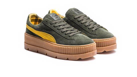 Puma fenty on sale cleated creepers bleu