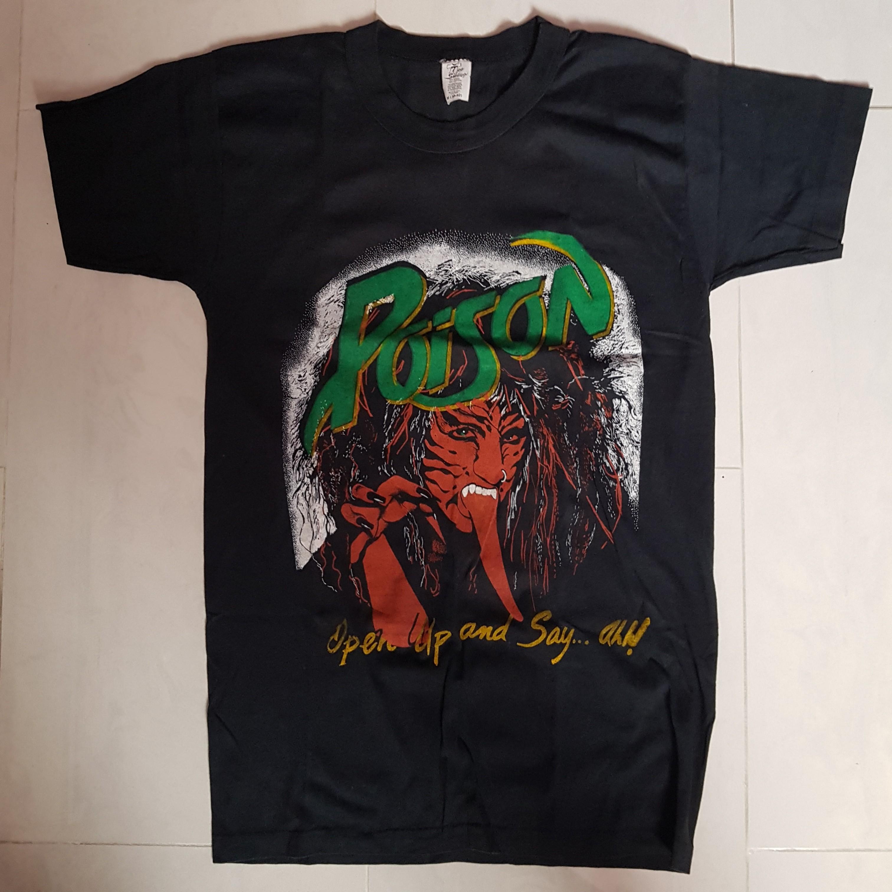 Rare 1989 vintage Poison tour tshirt 