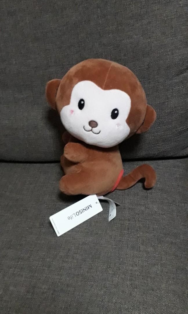 miniso monkey plush
