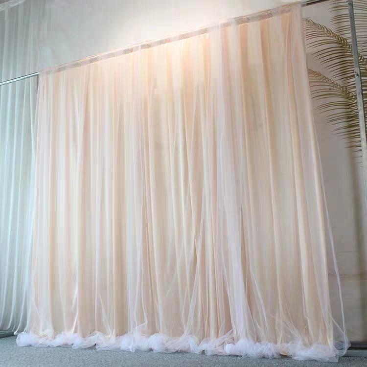 Sellabrations 3m X 3m Wedding Backdrop Birthday Backdrop Tulle Mesh Organza Design Craft Others On Carousell