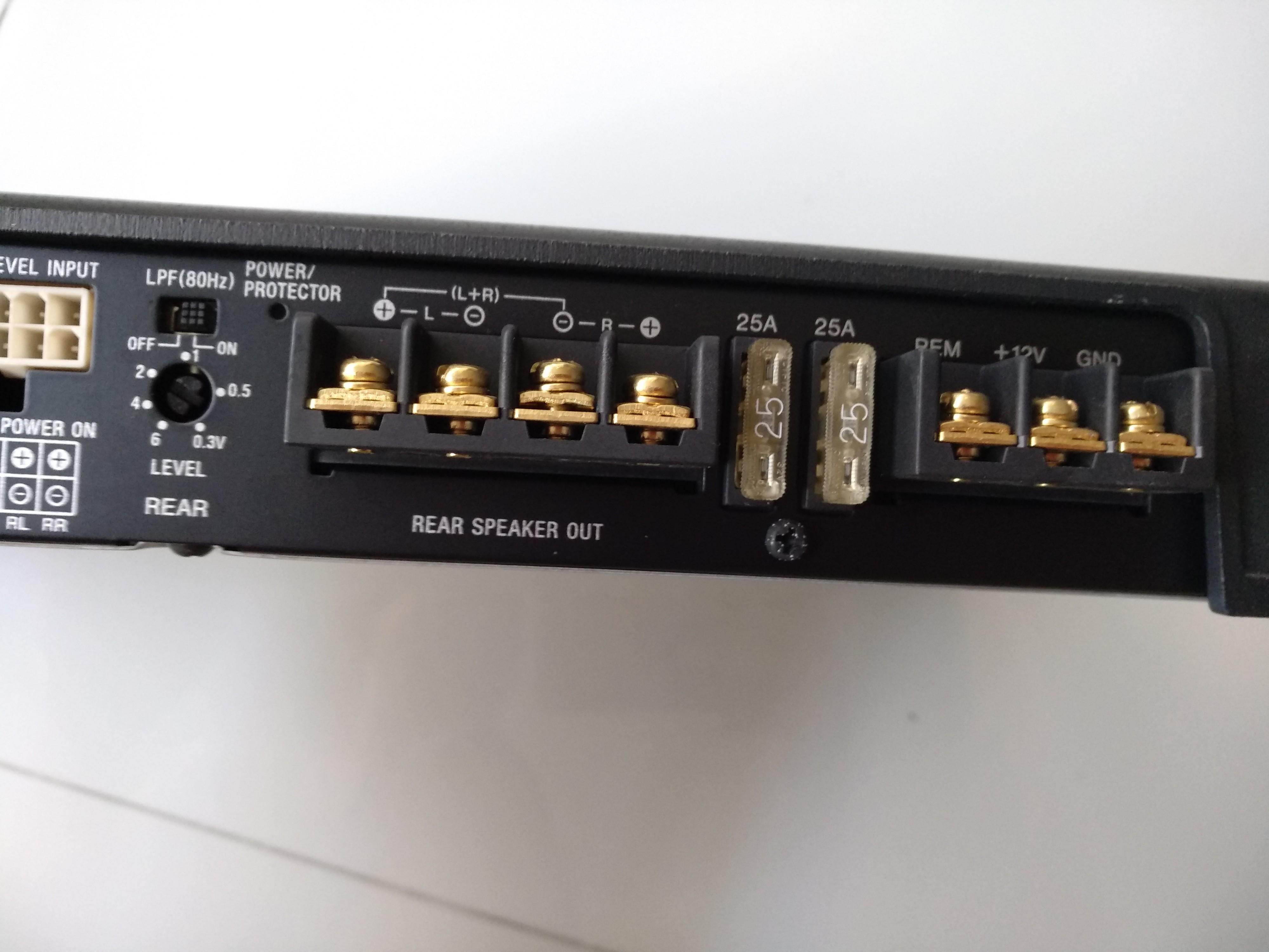 Sony Xplod XMZR604 600W Max, 4Channel Car Amplifier, Car Accessories